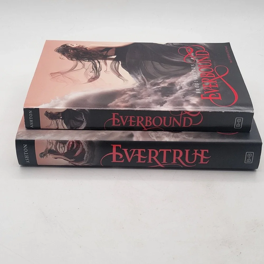 Brodi Ashton Everbound Evertrue First Edition Everneath Book Lot Excellent